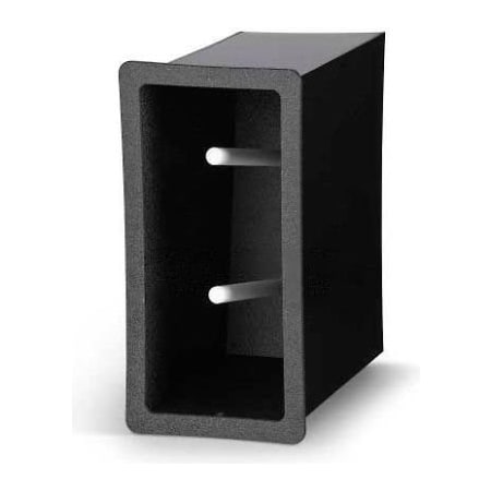 Vollrath Co Vollrath Acry Fab, Flush Mount Vertical Dome Lid Dispenser 2 Stack 13-3/8"x6-3/4"x12" FMDL-2V